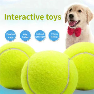 Giocattolo per Cani Palla da Tennis in Gomma Elastica Resistente ai Morsi Palla per Addestramento per Cani Grandi/Medi/Piccoli <span class=keywords><strong>Yiwu</strong></span> <span class=keywords><strong>Dog</strong></span> Play Pets - Product Image 2