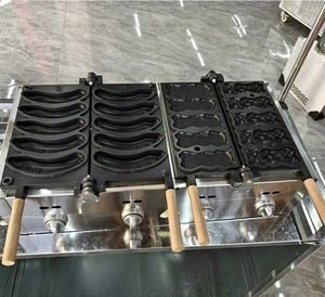 <span class=keywords><strong>Gaufrier</strong></span> professionnel <span class=keywords><strong>vertical</strong></span> industriel et commercial belge à gaz et électrique, quatre emplacements, double, pour gaufres en nid d'abeille et gaufres rondes - Product Image 5
