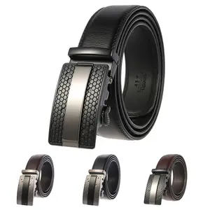 Mens superior quality custom name brand leather belt