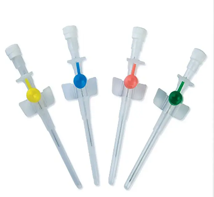 Cannula iv do pvc do grau médico e do aço inoxidável 14g 18g 22g 24g