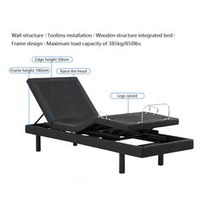 Base de Cama Eléctrica Inteligente Multifuncional Ajustable con Diseño Innovador y Máxima Comodidad, con Control por Bluetooth - Product Image 2