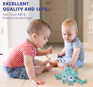 2025 bébé bain salle de bain jouer eau jouets en option deux couleurs poulpe ramper plage et <span class=keywords><strong>sable</strong></span> cadeau glisser jouets - Product Image 5