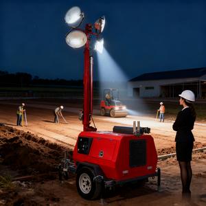 2024 nouveau Design 150W 360 degrés ballon tour lumineuse support gonflable Portable Construction ballon travail lumière - Product Image 1