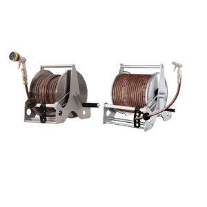 Autolavaggio rastrelliera per tubi dell'<span class=keywords><strong>acqua</strong></span> strumenti a mano avvolgitubo 20m <span class=keywords><strong>acqua</strong></span> ad alta pressione in acciaio inox avvolgitubo - Product Image 2
