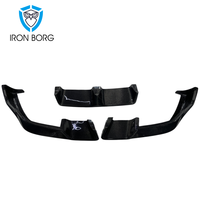 Difusor de Parachoques Delantero de Fibra de Carbono para BMW X6 M F96 Competition, Kit de Alerón Original