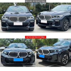 Nouveau kit carrosserie F96 MT 2023 avec phares antibrouillard, pare-chocs avant, capot moteur, phares avant, fixation par boulons pour mise à niveau de voiture X6 G06 - Product Image 2