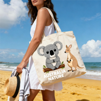Bolsas de Tela de Algodón Orgánico 100% Tamaño OEM, Bolsas de Lona de Algodón Natural para Compras, Bolsas de Mano para Regalo