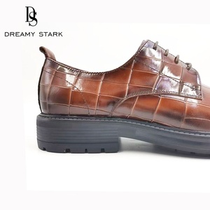 Chaussures habillées italiennes pour hommes Dreamy Stark 2023, en cuir de vachette, nouveau design tendance, faites à la main, pour affaires et mariages, avec boîte, paiement T/T - Product Image 3