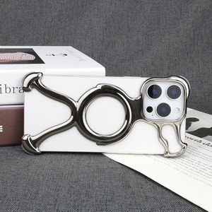 Borderless detachable magnetic <b>stand</b> simple high-end mobile <b>phone</b> case - Product Image 2