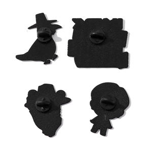 ชุดเข็มกลัดโลหะผสมสังกะสี YINI K-POP HUNTRX Girl Group & Mystical Style - เข็มกลัดเคลือบลายอนิเมะพิมพ์ UV สำหรับแฟนคลับ K-Pop และคนรักอนิเมะ - Product Image 6