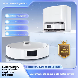 Macchina per pulire e pulire il pavimento intelligente completamente automatica con funzioni di aspirazione e asciugatura per lavaggio - Product Image 2