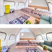 Tente de glamping de luxe en toile imperméable en forme de voile pour hôtel, safari et camping-resort