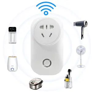 Amazon Alexa/Google Thuisgebruik Fabriek Prijs PS8 Chinese Type Wifi Smart Socket Plug 220V Ondersteuning Wifi Smart stopcontact