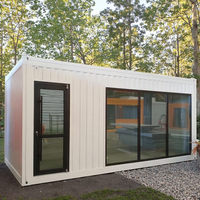 Maison modulaire en conteneur de 20 pieds et 40 pieds, conteneur d'expédition modifié pour bureau, cuisine, appartement, hôtel, villa, acier durable