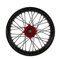 Jeu de roues à rayons en alliage d'aluminium CNC anodisé KYZ, 19 pouces, certifié DOT, 19x2.15-3.0 pour CRF250R/450R MX Racing