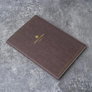 Cuaderno diario <span class=keywords><strong>bonito</strong></span> de cuero PU <span class=keywords><strong>planificador</strong></span> <span class=keywords><strong>semanal</strong></span> mensual suministros de oficina papelería A5 personalización al por mayor - Product Image 5