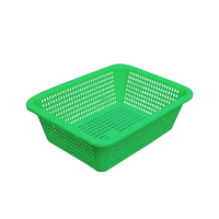 Panier de rangement en plastique de haute qualité pour le bureau, la cuisine et l'organisation des courses, design empilable pour un rangement facile