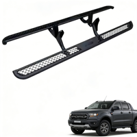 Estribos Laterales de Acero 4x4 para Hilux FJ Cruiser Colorado 2006-2013, Camioneta, Resistentes, Capacidad de Carga de 500 lb