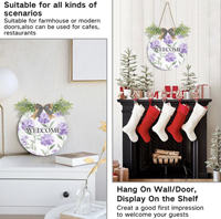 Plaque de porte personnalisée en PVC pour décoration de chambre, motifs imprimés UV, durable, cadeaux à suspendre au mur pour la maison, le bureau, les événements et les fêtes