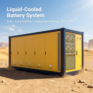 Système de stockage d'énergie au lithium (BESS) de grande capacité, refroidi par liquide, série SCU LRES, 4 MWh |   1500V CC |   Résistance à la sable de 98 % pour les projets désertiques et côtiers - Product Image 1