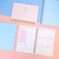Offre Spéciale – Organiseur Spirale A5 Personnalisé Hebdomadaire et Mensuel – Agenda Planificateur 52 Semaines avec Couverture Transparente