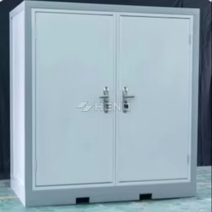 Cabine de toilette portable moderne avec douche, vente chaude d'usine à bas prix pour usage extérieur, fabriquée en acier, bois et panneaux sandwich - Product Image 5