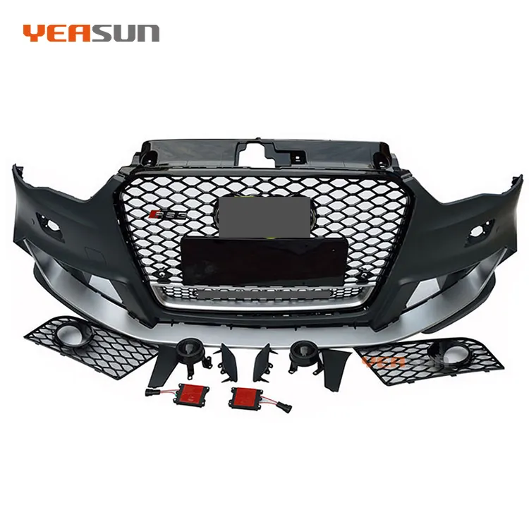 RS3 Style Front Bumper Body Kit for Audi A3 S3 Tuning Parts 2013 2014 2015 2016