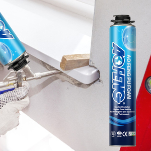 Vente en gros de mastic en <span class=keywords><strong>mousse</strong></span> de <span class=keywords><strong>polyuréthane</strong></span> solide de 500ml 750ml pour la construction, le transport et l'isolation <span class=keywords><strong>thermique</strong></span> pour l'industrie domestique - Product Image 1