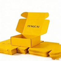 Boîte d'emballage d'expédition recyclable avec logo personnalisé, doublure en éponge, gaufrage pour bijoux de marque, emballage cadeau mystère, pelliculage mat