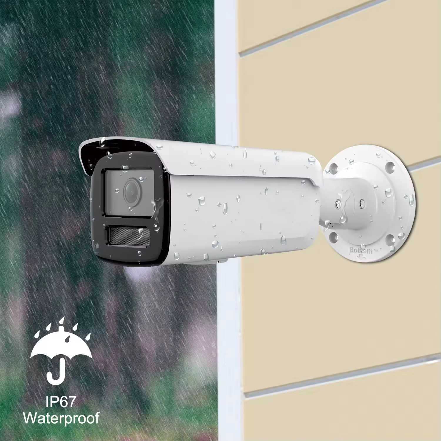 OEM 4K Colorful IP Camera Ultra Low Light Dome Outdoor VCA Human Vehicle Detection Built in 2 Way Audio SD Card Slot · image 4