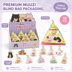 Llavero con Figura <span class=keywords><strong>3D</strong></span> de PVC de Anime Muzzi para Niñas - Product Image 2