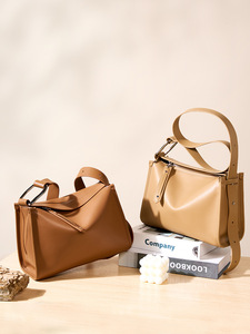 New Arrivals Genuine Leather Women's Cowhide Handbags <b>Pillow</b> Bags Purses Long Shoulder/Crossbody Strap Fashion Dress Trendy - Product Image 5