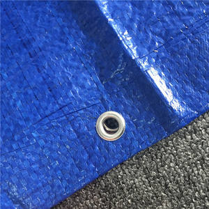 Lona de plástico impermeable de lona azul, lona calentada para granja, urdimbre de estilo liso, máquina de coser Anti-UV, revestimiento industrial, tienda tejida - Product Image 6