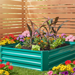 Jardinière écologique avec treillis pour patio extérieur, cadre en bois facile à assembler pour légumes et fleurs - Product Image 3