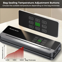75kPa 120W 30cm 4L/min 8 Modes ecran tactile scellage multi-sacs commercial machine sous vide soudeuse emballage alimentaire