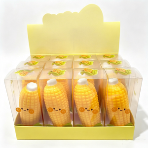 Cute Corn Squeeze Fidget Toy TPR <b>Stress</b> <b>Ball</b> Slow Rebound Sensory Squishy Toy with Fun Sound for Teens - Product Image 1