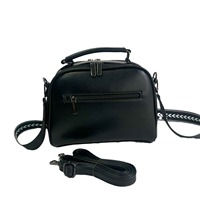 Nouveau sac de selle haut de gamme à texture unique, grande capacité, avec doubles bretelles, fermeture éclair en nylon, sac bandoulière simple, V