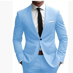 Blazer <span class=keywords><strong>de</strong></span> Hombre <span class=keywords><strong>de</strong></span> Alta Gama, <span class=keywords><strong>Color</strong></span> Sólido, Estilo Casual y <span class=keywords><strong>de</strong></span> Negocios, <span class=keywords><strong>para</strong></span> Novios y Bodas, Chaqueta <span class=keywords><strong>de</strong></span> Traje - Product Image 3
