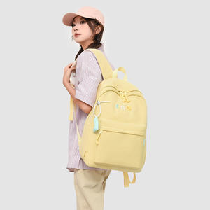 Mochila escolar de estilo universitario de gran capacidad, nuevo estilo <span class=keywords><strong>2025</strong></span>, diseño Simple a la moda, cremallera impermeable para escuela secundaria - Product Image 4