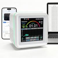 Detector de Radón por Ionización Pulsada 2026 RN01 con Conectividad WiFi Inteligente, Gráficos en Tiempo Real y Promedios a Largo Plazo (LTA) - China