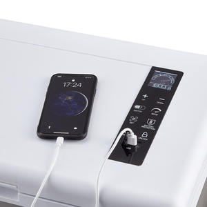 ثلاجة وفريزر عميق محمول للسيارة بقوة 12 فولت، سعة 35 لترًا، مع تبريد سريع ومنطقة مزدوجة - Product Image 5