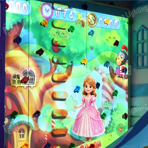 Système de mur d'escalade interactif parent-enfant avec projection pour parc d'attractions, expérience de jeu coopératif, projecteur - Product Image 6