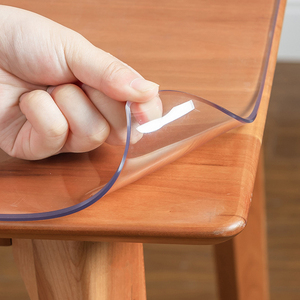 HuiHe Transparent Soft PVC Sheet in Roll Table Protector Table Cloth <strong>Thick</strong> Transparent <strong>Tablecloth</strong>