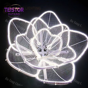 ไฟ LED ลายดอกทานตะวันสำหรับตกแต่งสวนกลางแจ้ง สนามหญ้า และงานเทศกาล - Product Image 4