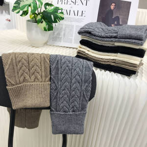 Rui hiver nouveaux <span class=keywords><strong>tas</strong></span> de chaussettes tricotées femme du propriétaire sud-coréen avec des pieds épais et chauds et des ensembles de jambes minces en gros - Product Image 4