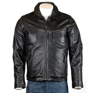 Casual Fashion Good Quality <b>Mens</b> <b>Leather</b> <b>Jacket</b> <b>Leather</b> <b>Jacket</b> <b>Men</b> Winter Stand <b>Leather</b> Winter <b>Jacket</b> - Product Image 4