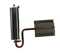 Radiateur à caloducs personnalisé en aluminium à ailettes empilées pour projecteur laser