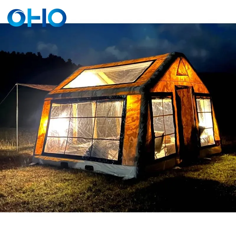 OHO hava çadırı şişme kamp açık hava etkinlikleri için şişme ev çadır piknikler turizm