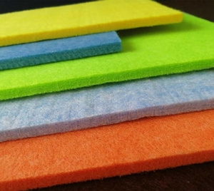 Feltro di lana naturale duro pressato spesso medio coreano tessuto in feltro duro poliestere 1.2mm 3mm colorato artigianato duro feltro coreano