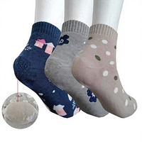 Chaussettes pour fasciite plantaire, jetables, à motif de points, avec coussinet de talon en gel de silicone hydratant de haute qualité, personnalisé, pour peaux sèches, dures et gercées